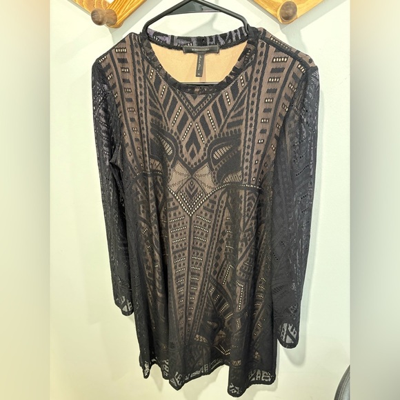 🌟 BCBGMAXAZRIA NATYLY BLACK LACE DRESS🌟 - Picture 8 of 14